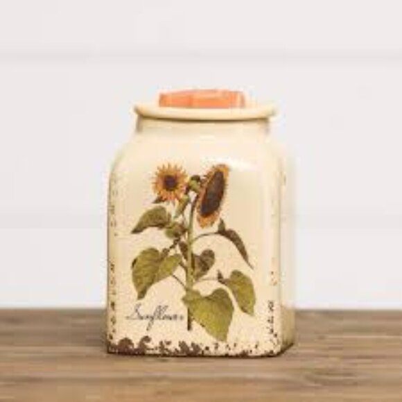 Scentsy Rustic Sunflower Warmer with FREE wax bar - Picture 3 of 6